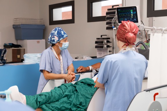 Soignants et patient